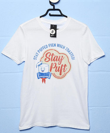 Stay Puft Marshmallows Ringer Mens T-Shirt 8Ball